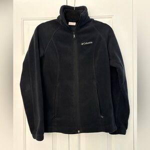 Columbia Midnight Black Full-Zip Fleece